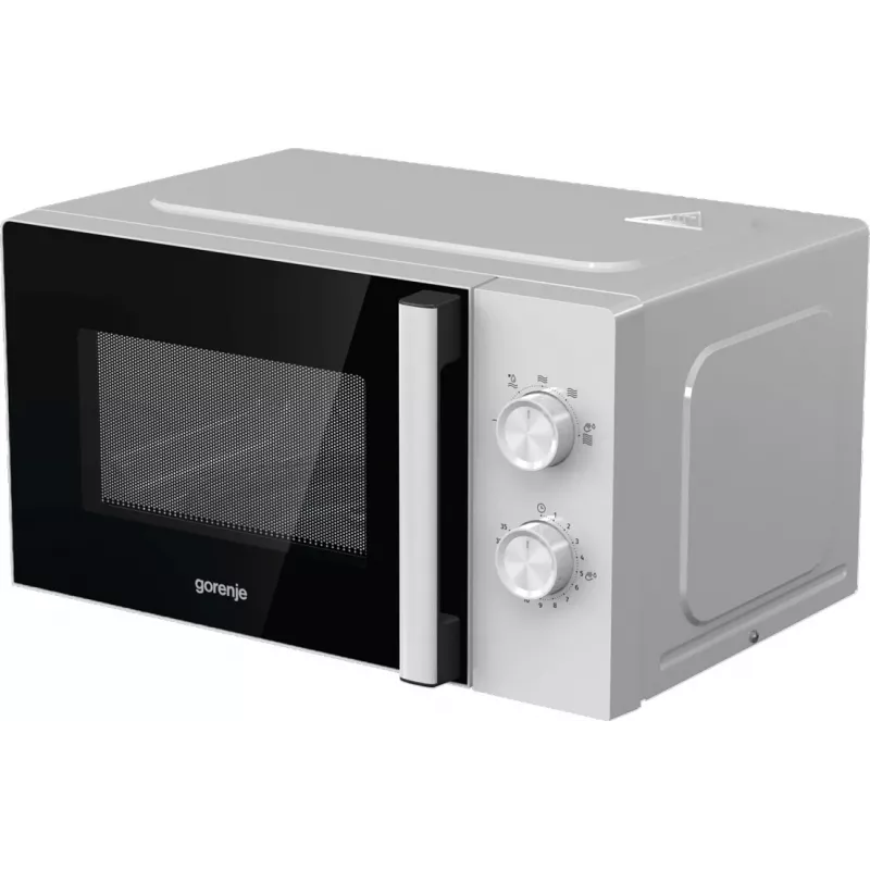 Microondas solo Gorenje 740248 — 800 W, 20 l, blanco, 5 niveles de potencia, plato giratorio de 270 mm