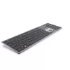 Teclado DELL Pro Plus - KB700 - ruso (QWERTY), tamaño completo (100%), inalámbrico, RF Wireless + Bluetooth, QWERTY, gris