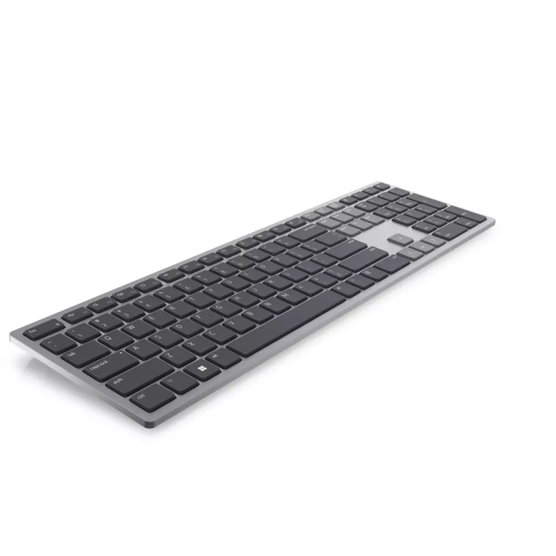 Teclado DELL Pro Plus - KB700 - ruso (QWERTY), tamaño completo (100%), inalámbrico, RF Wireless + Bluetooth, QWERTY, gris