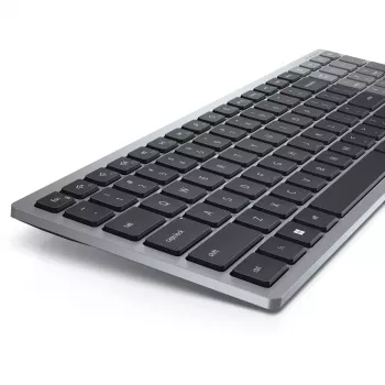 Teclado DELL KB740 Office RF Wireless + Bluetooth QWERTY US International gris negro