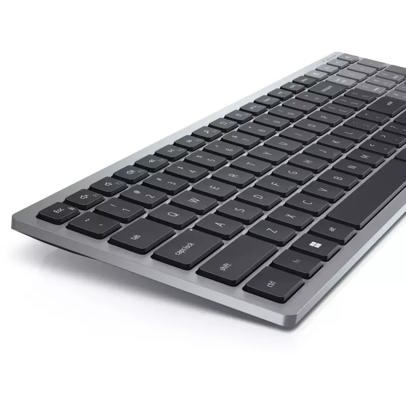 Teclado DELL KB740 Office RF Wireless + Bluetooth QWERTY US International gris negro