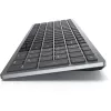 Teclado DELL KB740 Office RF Wireless + Bluetooth QWERTY US International gris negro