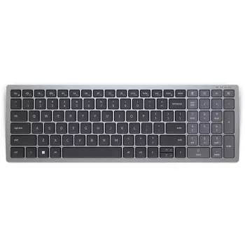Teclado DELL KB740 Office RF Wireless + Bluetooth QWERTY US International gris negro
