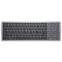 Teclado DELL KB740 Office RF Wireless + Bluetooth QWERTY US International gris negro