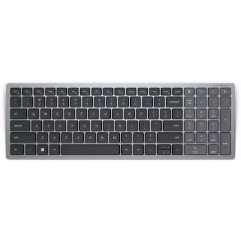 Dell Pro Plus Compact KB740 – tamaño completo (100%), RF Wireless + Bluetooth, ruso QWERTY, negro/gris
