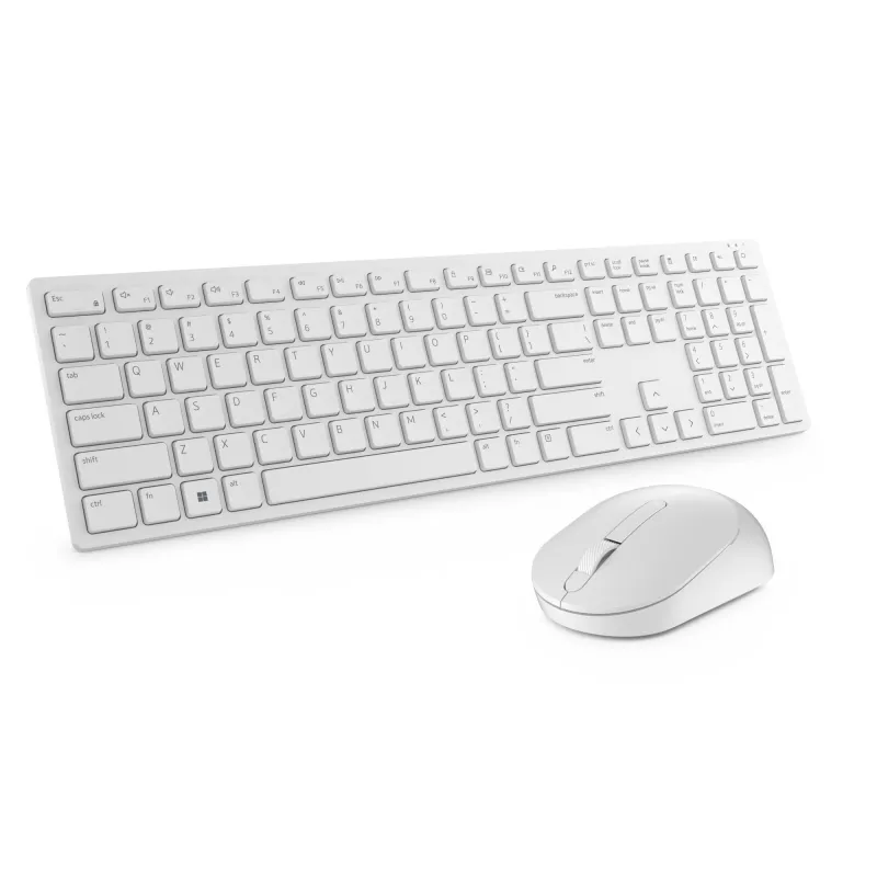Teclado y ratón Dell KM5221W Pro Wireless set blanco 2,4 GHz