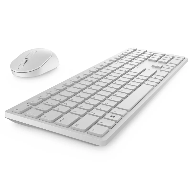 Teclado y ratón Dell KM5221W Pro Wireless set blanco 2,4 GHz