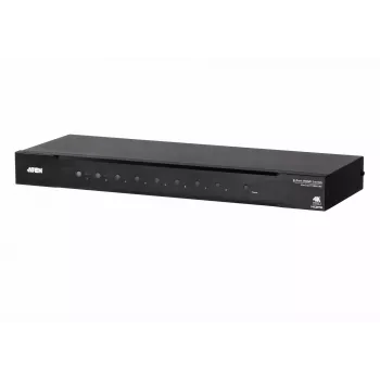 Conmutador HDMI ATEN 8 puertos True 4K, HDMI, metal, negro, 60 Hz, 3 m, 1920 x 1080 (HD 1080), 3840 x 2160, 4096 x 2160