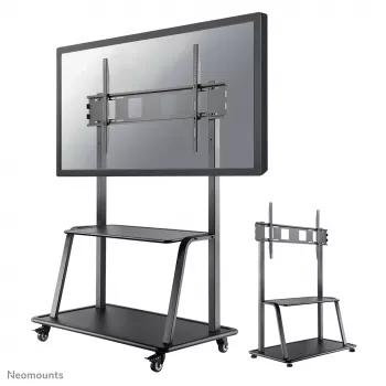 Soporte móvil para TV Neomounts NS-M4000 negro 60–105 pulgadas, negro, base fija, acero, 150 kg, 152,4 cm (60 pulgadas), 2,67 m (105 pulgadas)