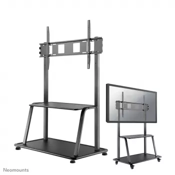 Soporte móvil para TV Neomounts NS-M4000 negro 60–105 pulgadas, negro, base fija, acero, 150 kg, 152,4 cm (60 pulgadas), 2,67 m (105 pulgadas)