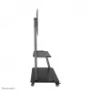Neomounts NS-M4000BLACK carro para TV, soporte de suelo 60-105 pulgadas (152,4-267 cm), máx. 150 kg, VESA 200x200-1000x600, altura regulable, con estante, negro