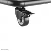 Neomounts NS-M4000BLACK carro para TV, soporte de suelo 60-105 pulgadas (152,4-267 cm), máx. 150 kg, VESA 200x200-1000x600, altura regulable, con estante, negro