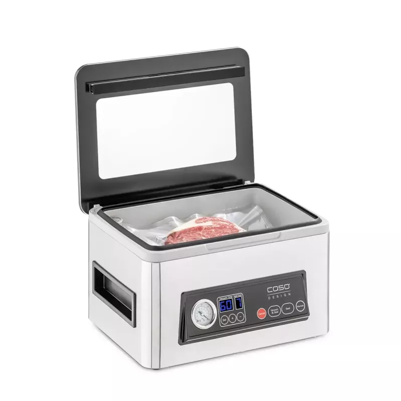 Envasadora al vacío Caso VacuChef 50 Power 300 W acero inoxidable modelo 01416 para conservación de alimentos