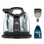 Máquina limpiadora de alfombras Bissell SpotClean Pet Select de mano profunda negra, verde, transparente