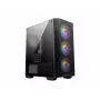 Caja de PC MSI MAG FORGE M100A Micro Tower Negra con cristal templado, 3 ventiladores frontales de 120 mm, RGB, microATX/Mini-ITX
