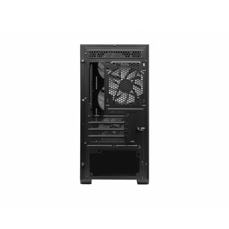 Caja de PC MSI MAG FORGE M100A Micro Tower Negra con cristal templado, 3 ventiladores frontales de 120 mm, RGB, microATX/Mini-ITX