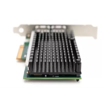 DIGITUS Adaptador de servidor Ethernet – 10 Gbit/s Dual-Port PCIe X8, Intel X540 BT2