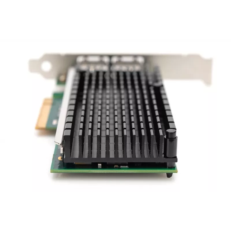 DIGITUS Adaptador de servidor Ethernet – 10 Gbit/s Dual-Port PCIe X8, Intel X540 BT2