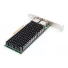 DIGITUS Adaptador de servidor Ethernet – 10 Gbit/s Dual-Port PCIe X8, Intel X540 BT2