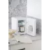 Mininevera independiente Adler AD 8085, 4 L, apertura derecha, puerta con espejo, 220–240 V/12 V