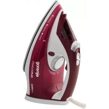 Gorenje SIH2200RBC Plancha de vapor Suela cerámica 2200 W Rojo