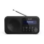 Sharp DR-P420(BK) Tokyo Radio digital portátil, Portátil, Digital, DAB, DAB+, FM, Auto-Scan, Auto-Tuning, 2 W, AAC