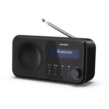 Sharp DR-P420(BK) Tokyo Radio digital portátil, Portátil, Digital, DAB, DAB+, FM, Auto-Scan, Auto-Tuning, 2 W, AAC