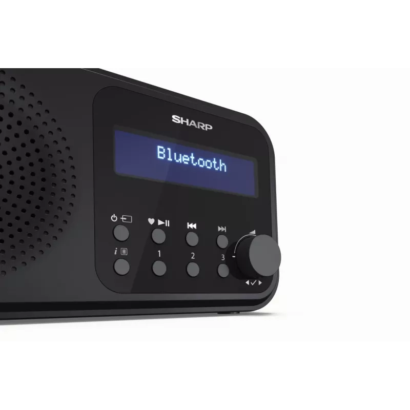 Sharp DR-P420(BK) Tokyo Radio digital portátil, Portátil, Digital, DAB, DAB+, FM, Auto-Scan, Auto-Tuning, 2 W, AAC