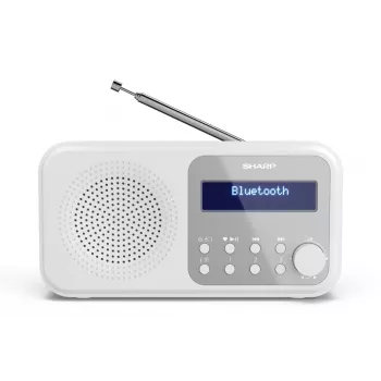 Sharp DR-P420(WH) Tokyo Radio digital portátil, Portátil, Digital, DAB, DAB+, FM, Auto-Scan, Auto-Tuning, 2 W, AAC