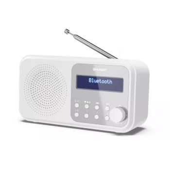 Sharp DR-P420(WH) Tokyo Radio digital portátil, Portátil, Digital, DAB, DAB+, FM, Auto-Scan, Auto-Tuning, 2 W, AAC