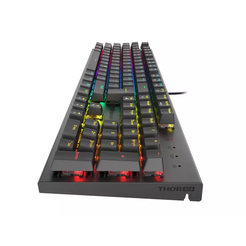 GENESIS Thor 303 Teclado Gaming USB QWERTY US International Negro
