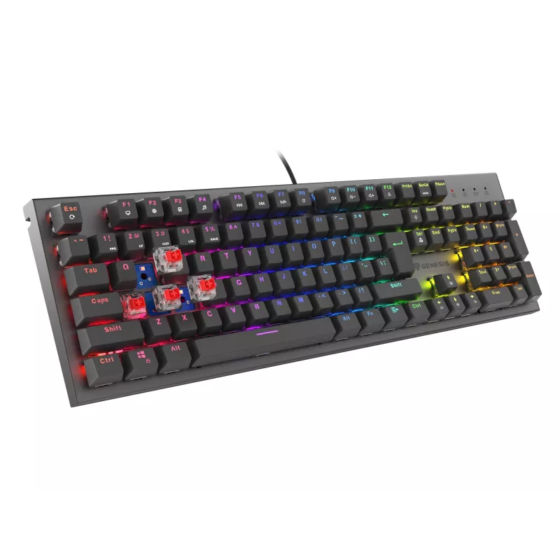 GENESIS Thor 303 Teclado Gaming USB QWERTY US International Negro