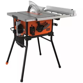 Sierra circular de mesa Black & Decker BES720-QS — 1800 W, hoja de sierra de 25,4 cm, profundidad de corte de 8,5 cm, independiente, prolongador de mesa