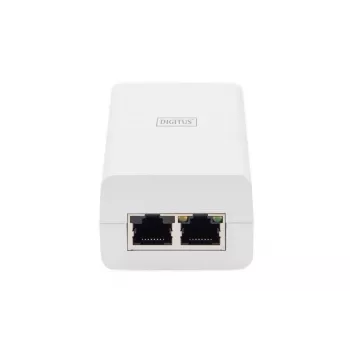 Inyector PoE+ Gigabit Ethernet DIGITUS 802.3at, 30 W, carcasa pequeña, blanco