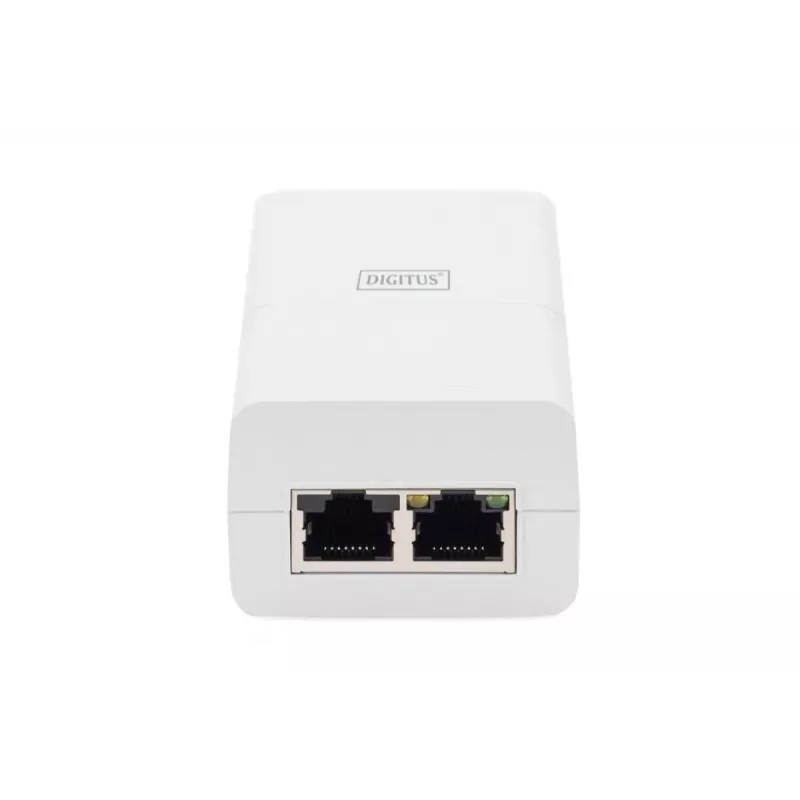Inyector PoE+ Gigabit Ethernet DIGITUS 802.3at, 30 W, carcasa pequeña, blanco