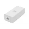 Inyector PoE+ Gigabit Ethernet DIGITUS 802.3at, 30 W, carcasa pequeña, blanco