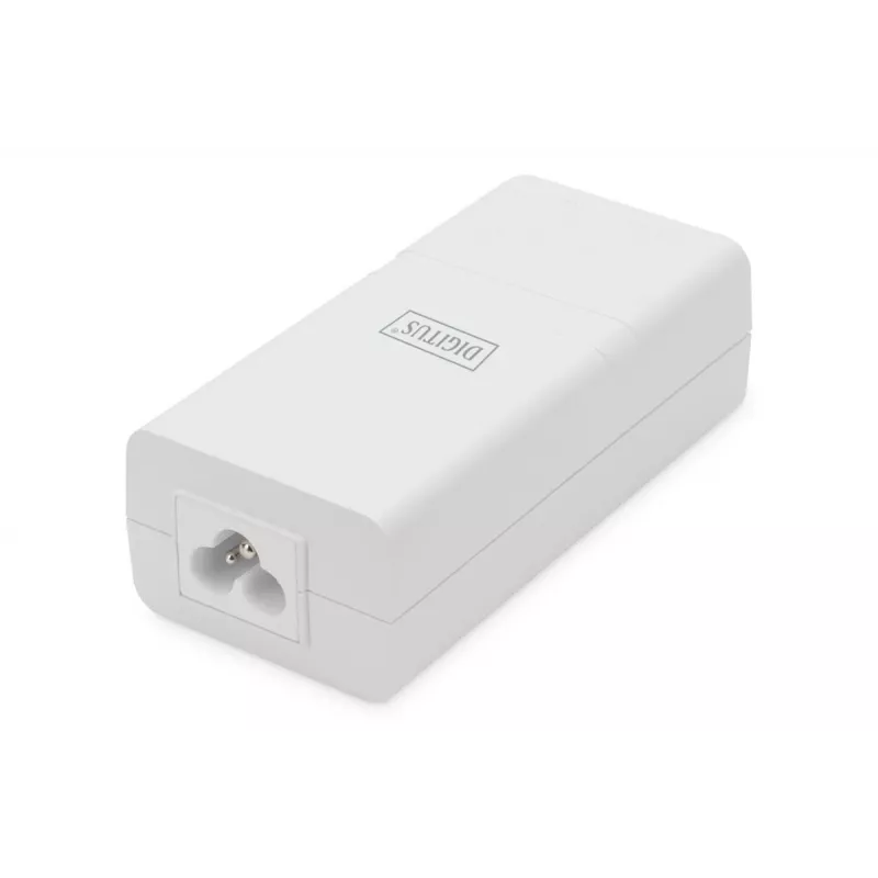 Inyector PoE+ Gigabit Ethernet DIGITUS 802.3at, 30 W, carcasa pequeña, blanco