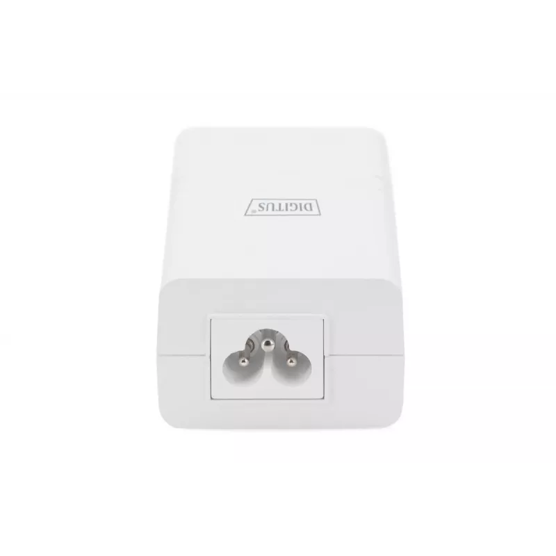 Inyector PoE+ Gigabit Ethernet DIGITUS 802.3at, 30 W, carcasa pequeña, blanco