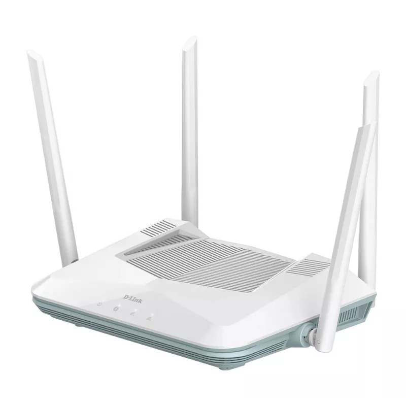 Router inteligente D-Link EAGLE PRO AI AX3200, Wi-Fi 6 (802.11ax), doble banda (2,4 GHz / 5 GHz), Ethernet LAN, blanco, router de sobremesa/barra