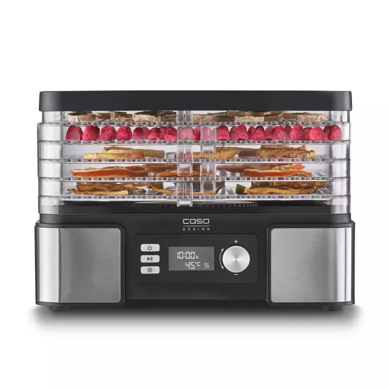 Deshidratador de alimentos Caso DH 450 — 5 bandejas, potencia 370–450 W