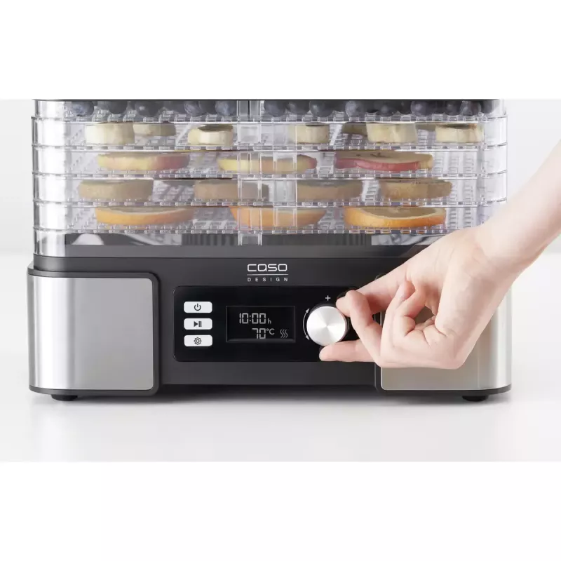 Deshidratador de alimentos Caso DH 450 — 5 bandejas, potencia 370–450 W
