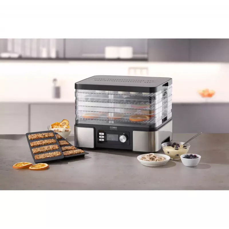 Deshidratador de alimentos Caso DH 450 — 5 bandejas, potencia 370–450 W