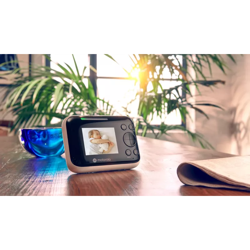 Intercomunicador para bebés con vídeo Motorola PIP1200 300 m FHSS negro, blanco