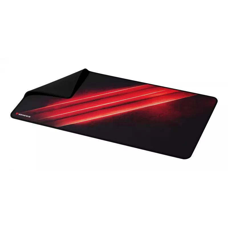 Alfombrilla gaming GENESIS Carbon 500 Maxi Flash G2 negra, roja