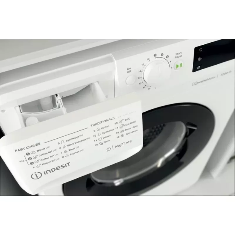 Lavadora Indesit MTWSE 61294 WK EE carga frontal 6 kg 1151 rpm blanca
