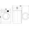 Lavadora Indesit MTWSE 61294 WK EE carga frontal 6 kg 1151 rpm blanca