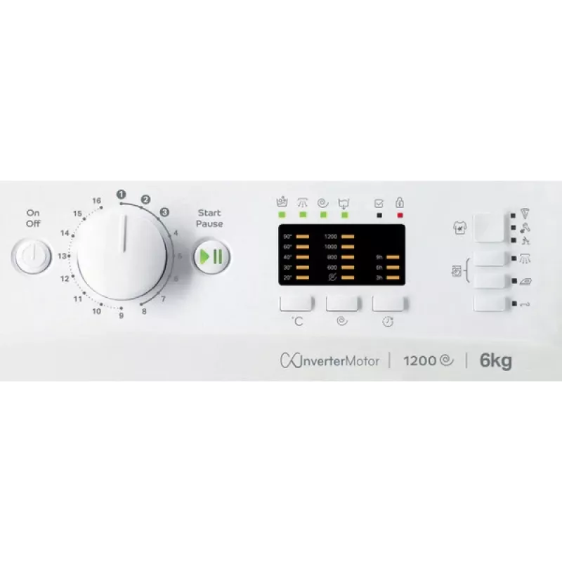 Lavadora Indesit MTWSA 61294 WK EE de carga frontal 6 kg 1151 rpm blanca
