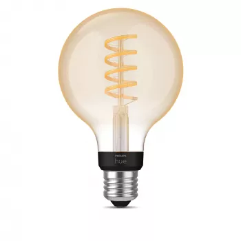 Bombilla inteligente Philips G93 Globe E27 — LED 7 W, Bluetooth y Zigbee, 95×150 mm