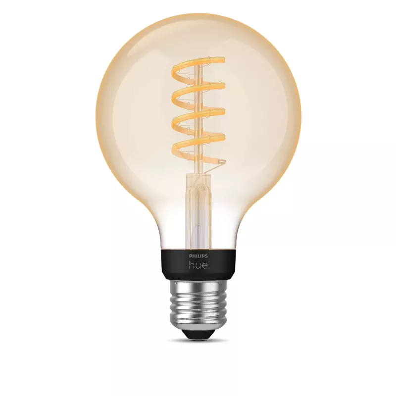 Bombilla inteligente Philips G93 Globe E27 — LED 7 W, Bluetooth y Zigbee, 95×150 mm