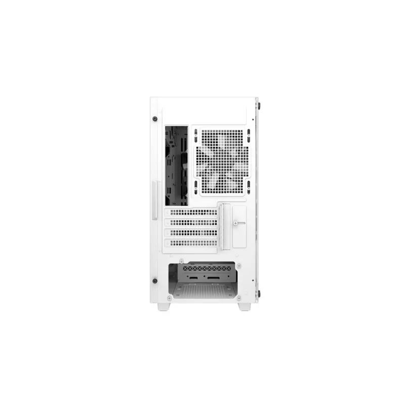 Caja de PC DeepCool CC360 WH ARGB Mini Tower blanca — Micro-ATX/Mini-ITX, cristal templado, 2x 3,5